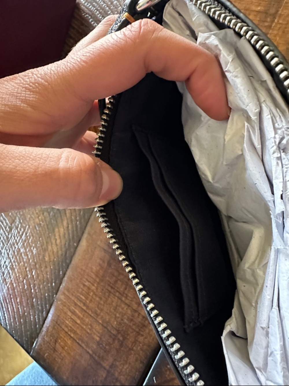 Coach Black Nolita 19 Leather Purse with Dog - Picture 6 of 6